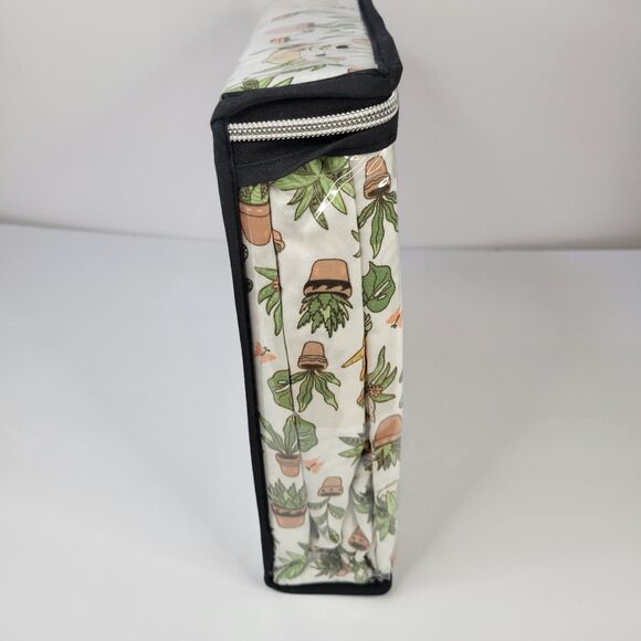 Cats Plants 4pc FULL Sheet Set Calico Orange Tabby Fern Aloe Monstera Succulents - Picture 6 of 9